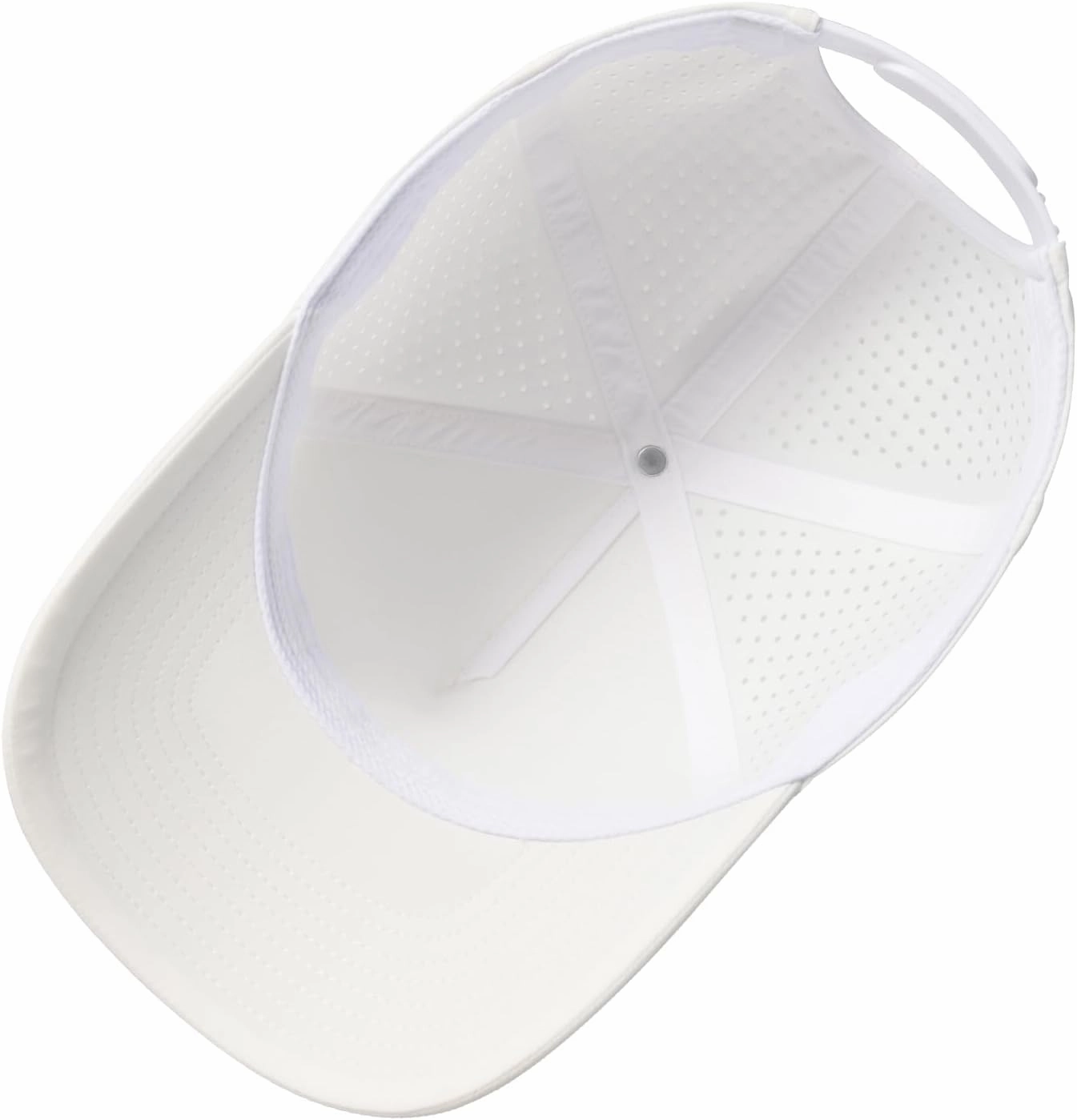 BOTVELA Men Adjustable Snapback Baseball Cap Vented Performance Laser Cut Mesh Hat