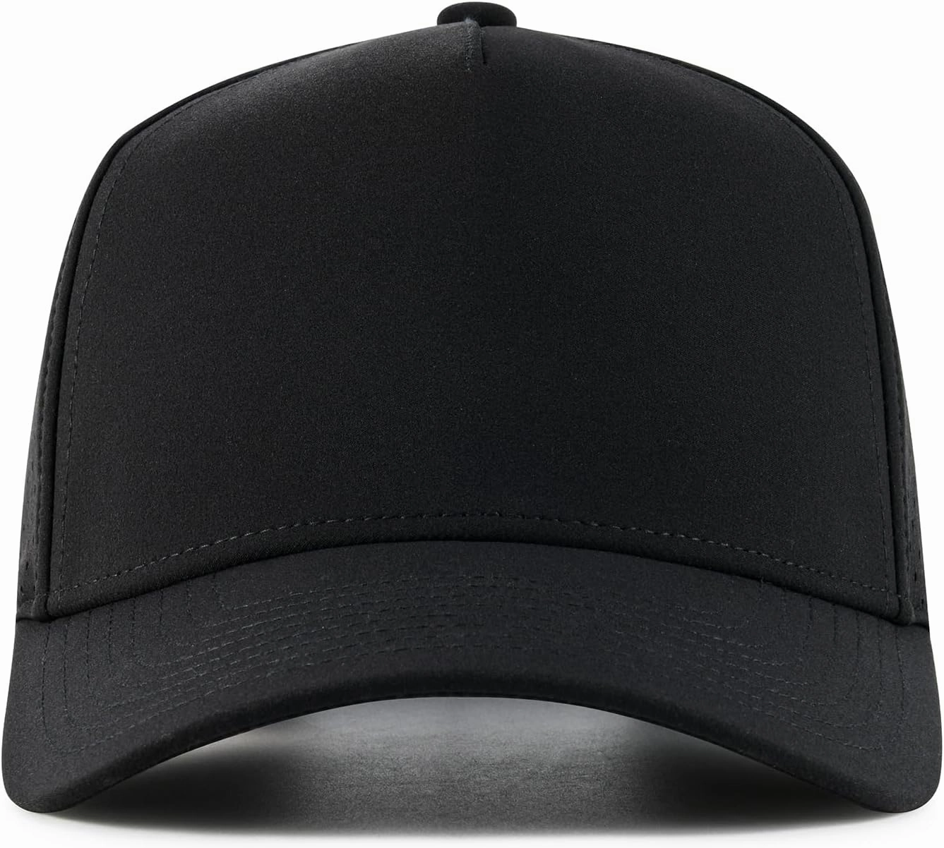 BOTVELA Men Adjustable Snapback Baseball Cap Vented Performance Laser Cut Mesh Hat