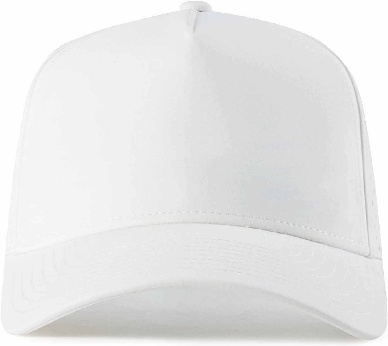 BOTVELA Men Adjustable Snapback Baseball Cap Vented Performance Laser Cut Mesh Hat