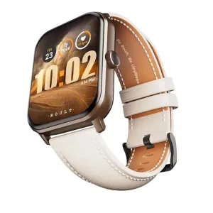 Boult Drift  Smart Watch 1.85''HD Screen, Bluetooth Calling  and AI Voice Assistant (Snow Leather)