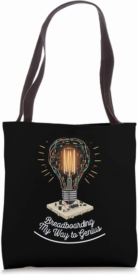 Breadboarding My Way to Genius Circuit Idea Tote Bag