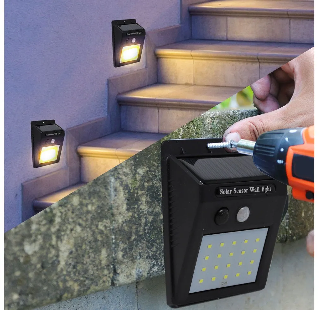 Bright Basics Solar Sensor Outdoor LED Light (2-Pack)