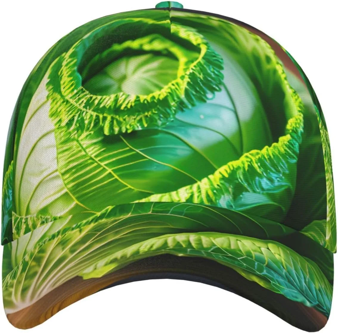 Bright Cabbage Printing 1 Pcs Summer Baseball Caps Golf Dad Hats,Ajustable Stylish Twill Design Ball Cap for Men Women
