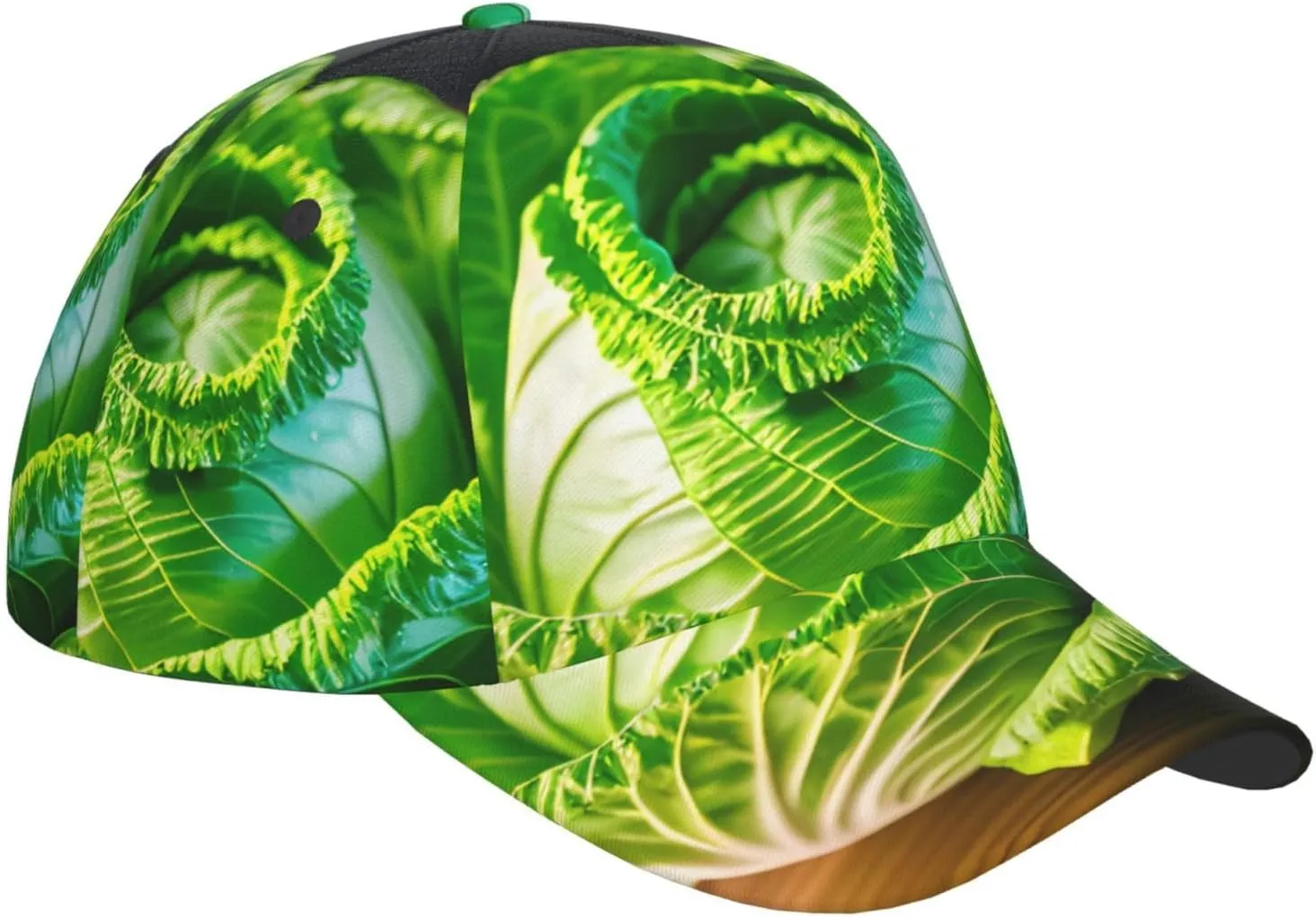Bright Cabbage Printing 1 Pcs Summer Baseball Caps Golf Dad Hats,Ajustable Stylish Twill Design Ball Cap for Men Women