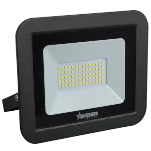 Bright Star Lighting FL035 BLACK LED Die Cast Aluminum with Tempered Glass Lens