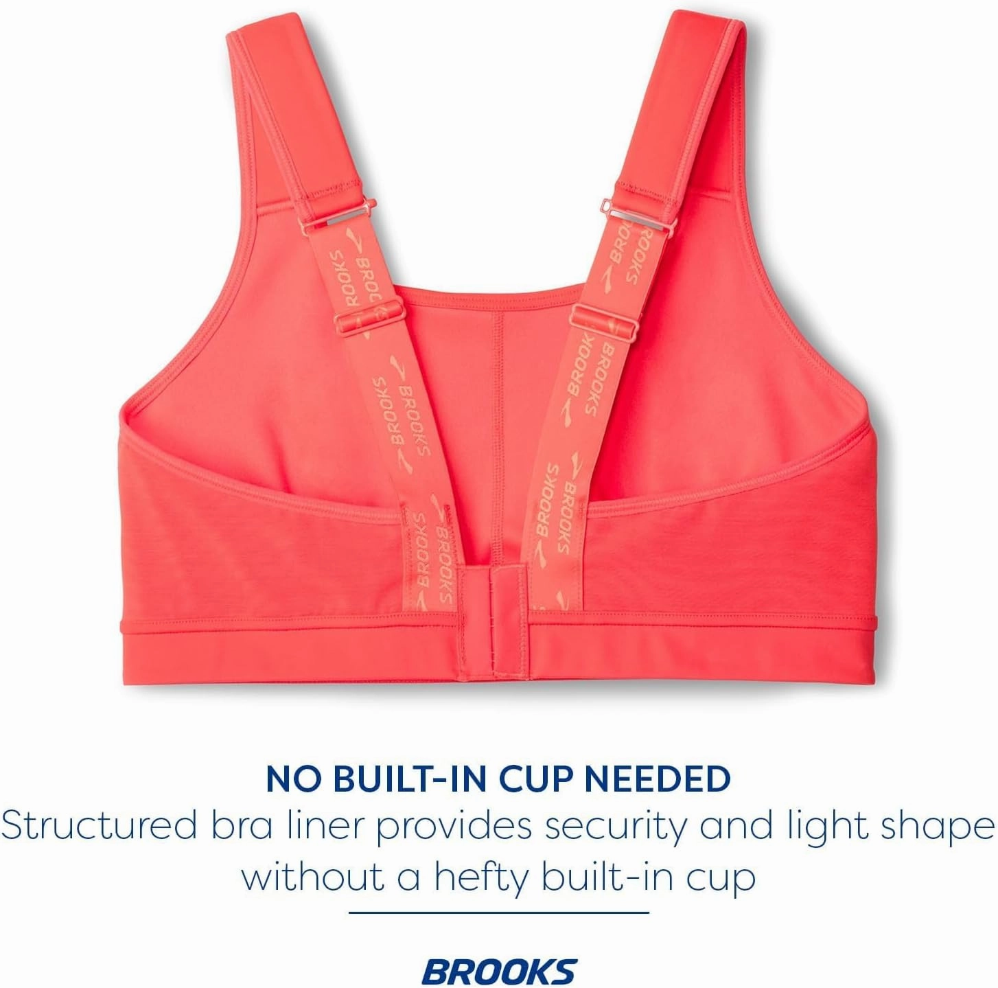 Brooks Women's Convertible 2.0 Sports Bra for High Impact Running, Workouts and Sports with Maximum Support