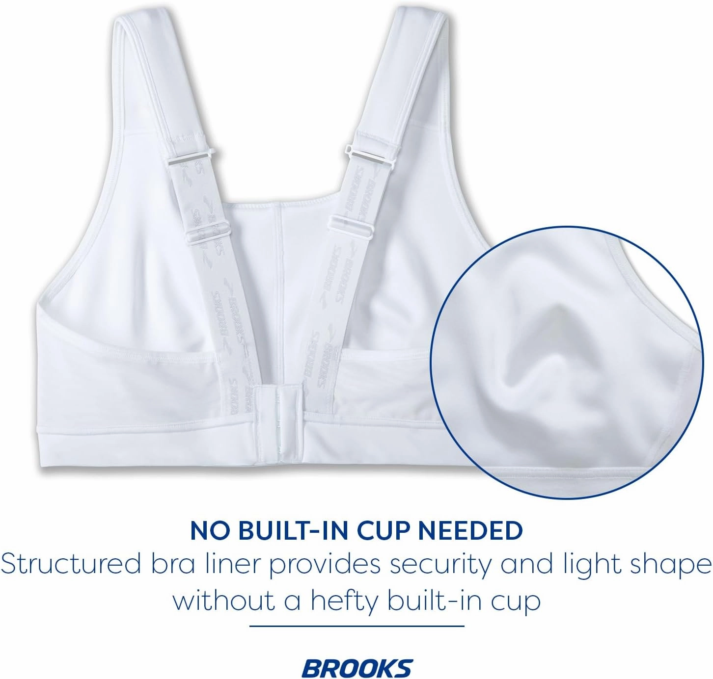 Brooks Women's Convertible 2.0 Sports Bra for High Impact Running, Workouts and Sports with Maximum Support