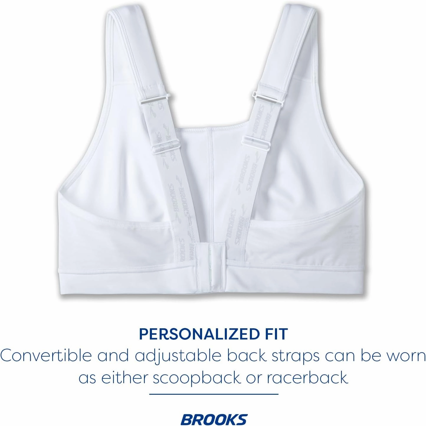 Brooks Women's Convertible 2.0 Sports Bra for High Impact Running, Workouts and Sports with Maximum Support