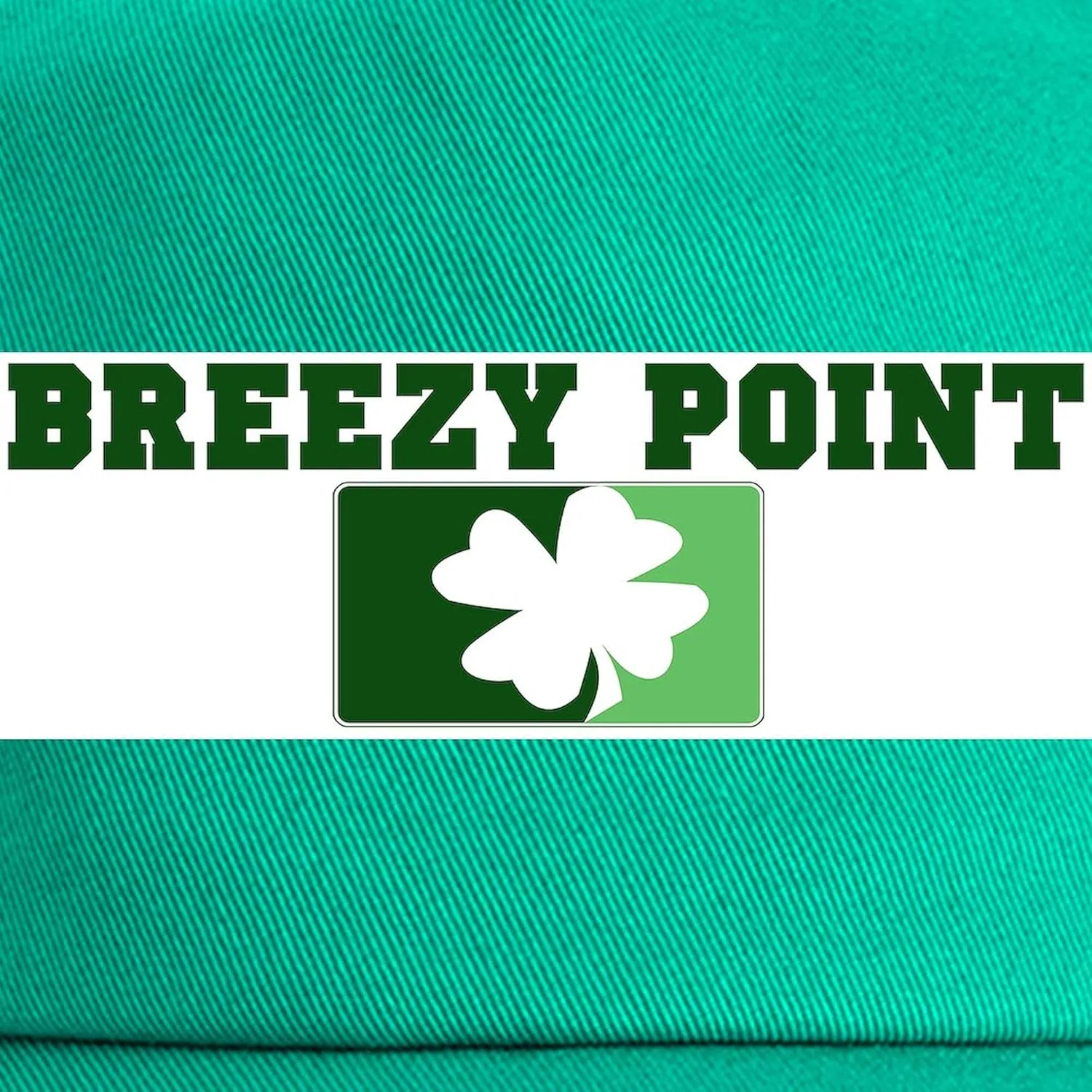 CafePress Breezy Point Irish (Green) Cap Adjustable Baseball Cap