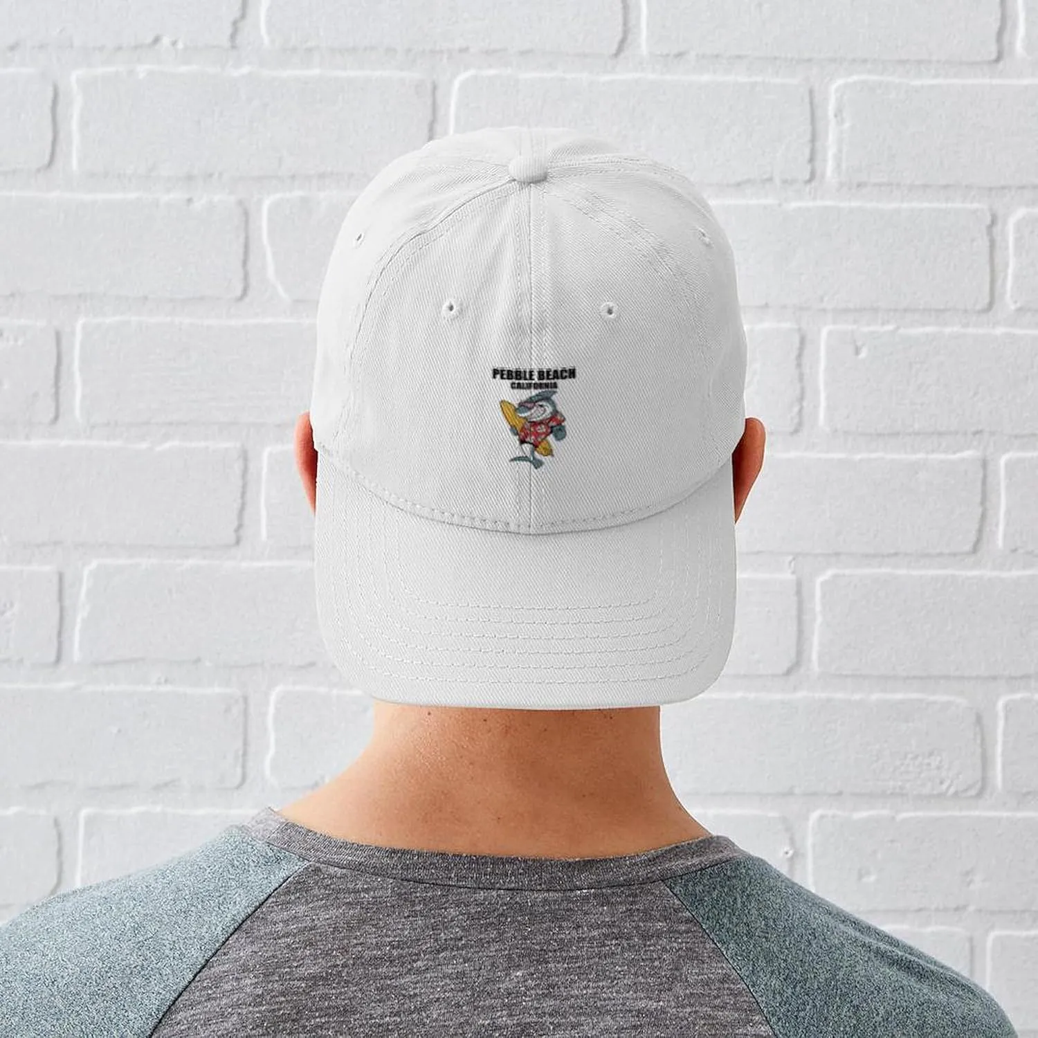 CafePress Pebble Beach, California Adjustable Baseball Cap