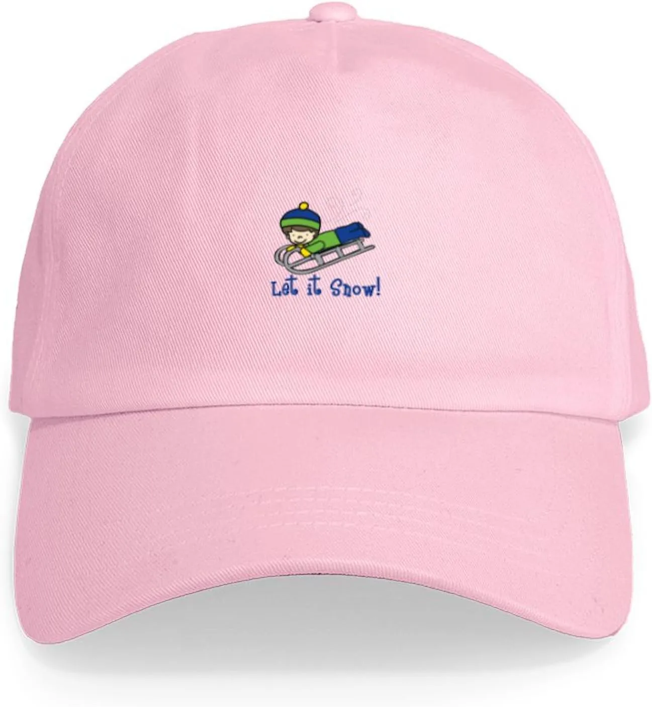 CafePress Snow Sledding Adjustable Baseball Cap