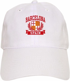 CafePress Barcelona Cap Adjustable Baseball Cap