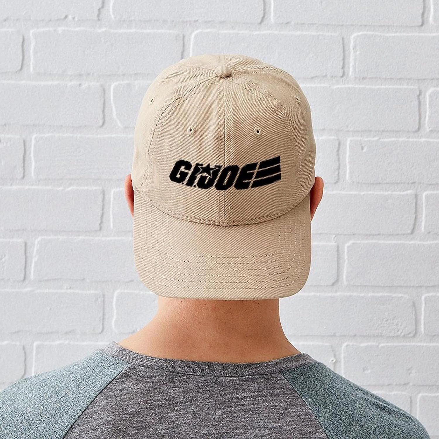 CafePress G.I. Joe Logo Black Adjustable Baseball Cap