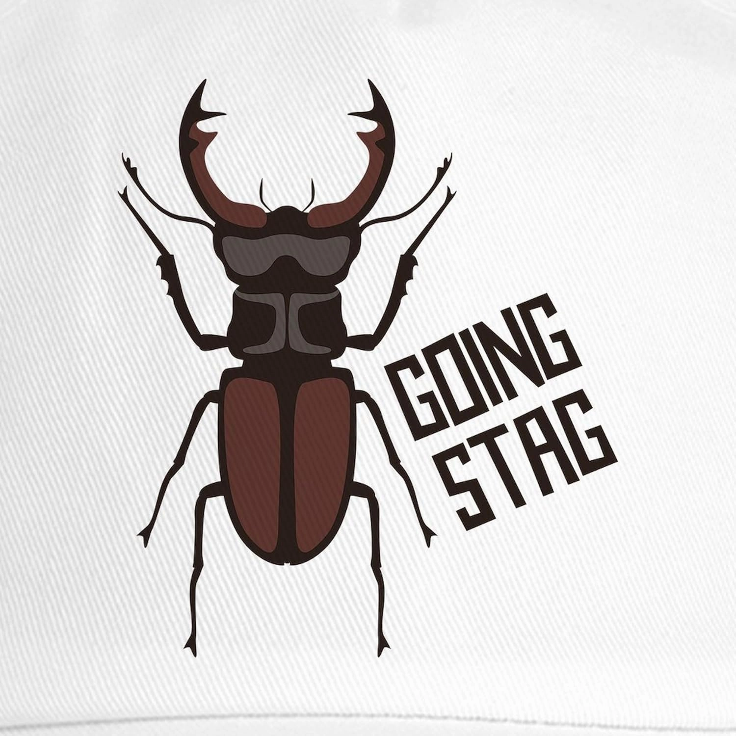 CafePress Goin Stag Adjustable Baseball Cap