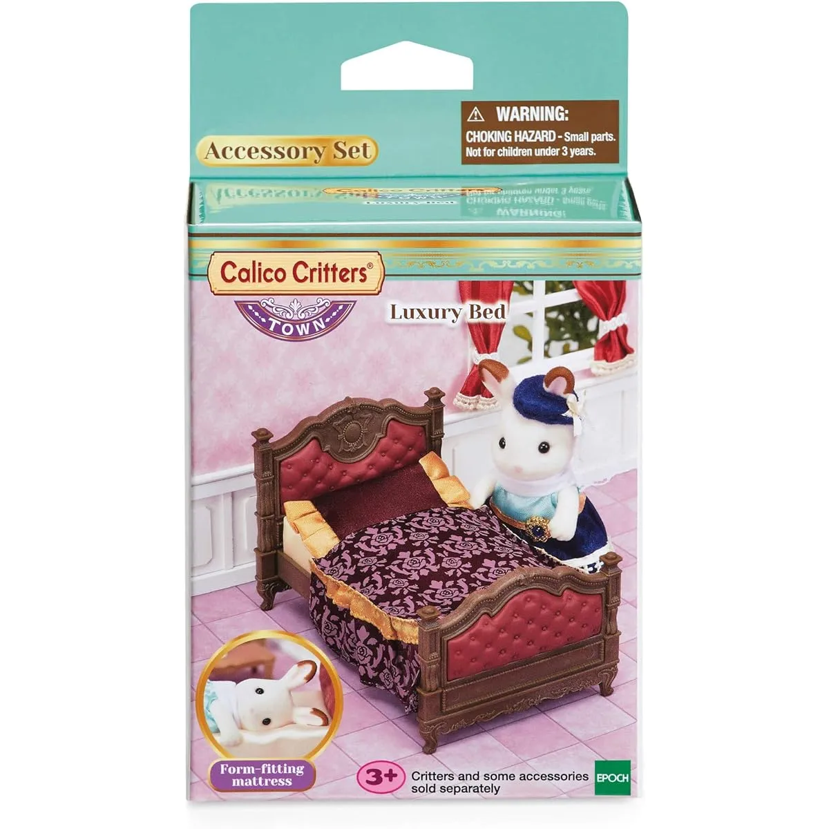 Calico Critters Town Series Furniture Set Dollhouse Furniture Calico Critters Luxury Bed