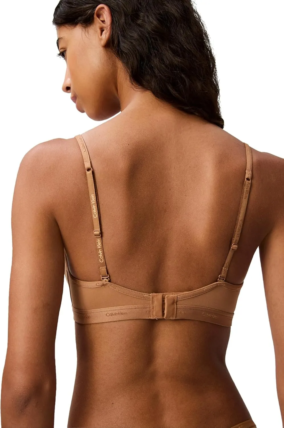 Calvin Klein Women's Form to Body Lightly Lined Triangle Bralette