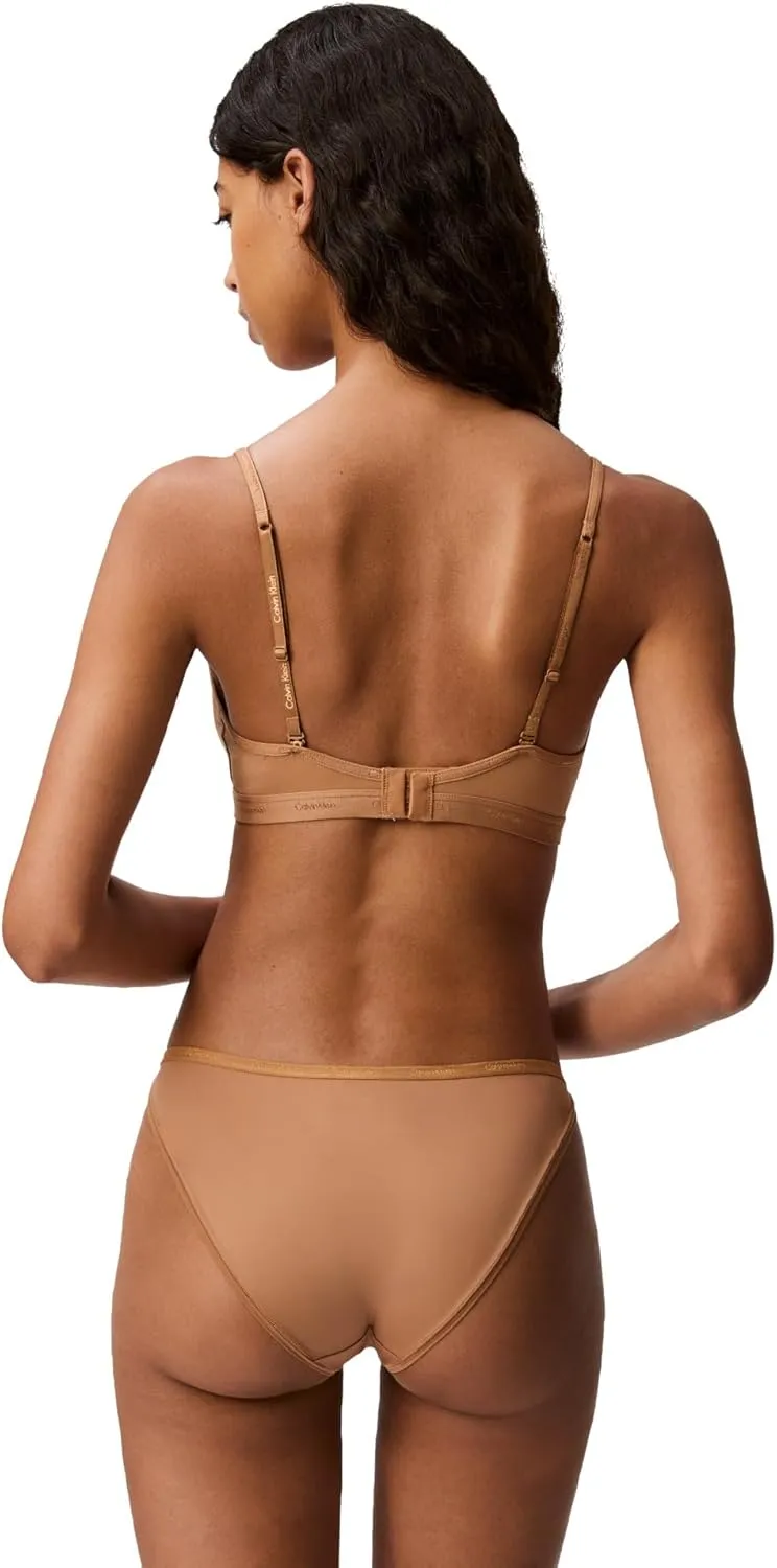 Calvin Klein Women's Form to Body Lightly Lined Triangle Bralette