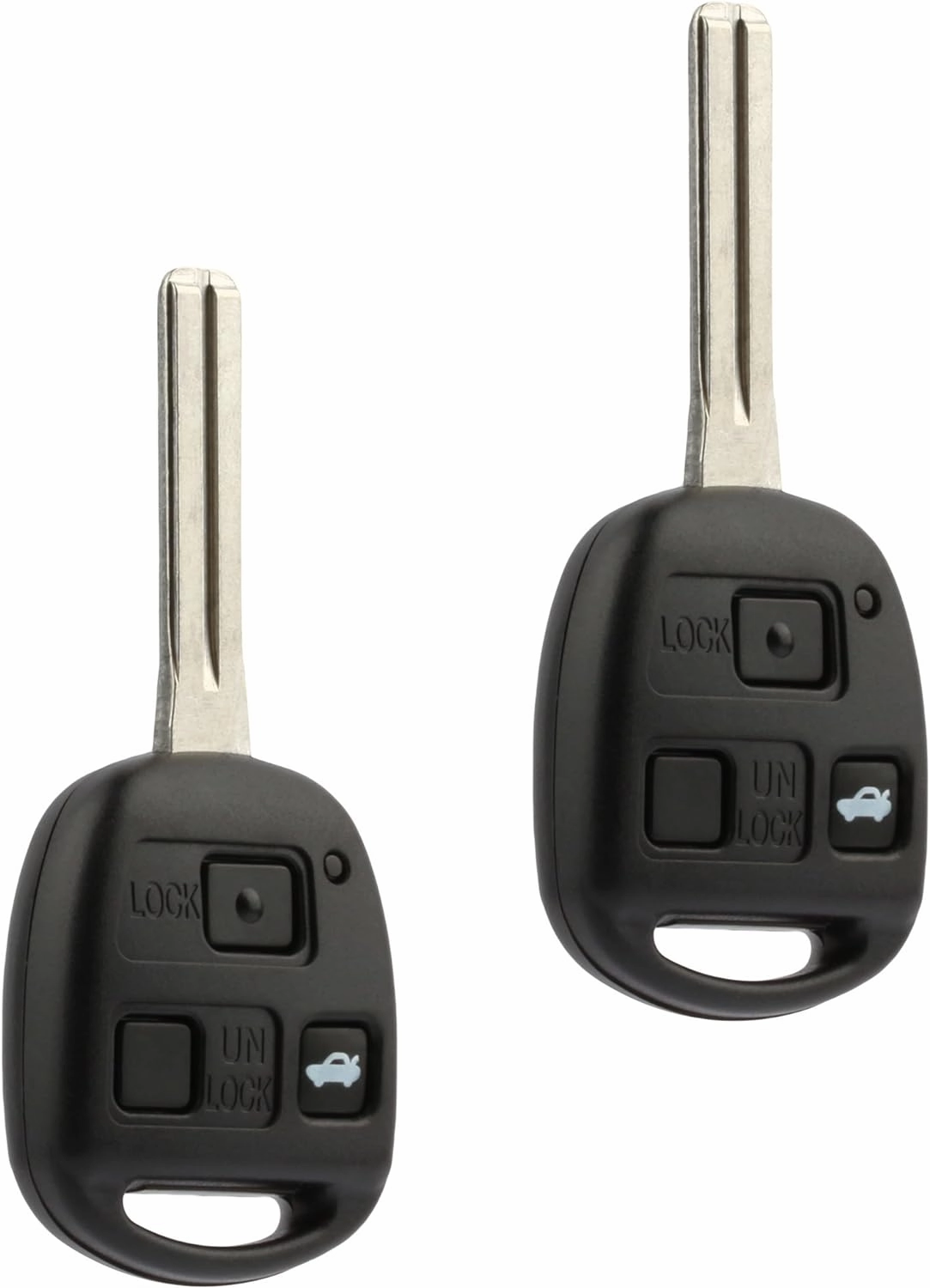Car Key Fob Keyless Entry Remote fits ES330 LS430 SC430 (HYQ12BBT, 1511A-12BBT), Set of 2