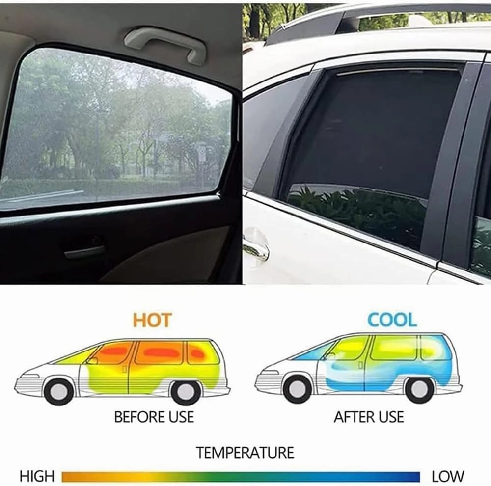 Car Side Window Sunshade for Opel Astron,High Elastic Material Front Rear Sun Shade Cover UV Protecti Breathable Sun Visor Privacy Protection,F