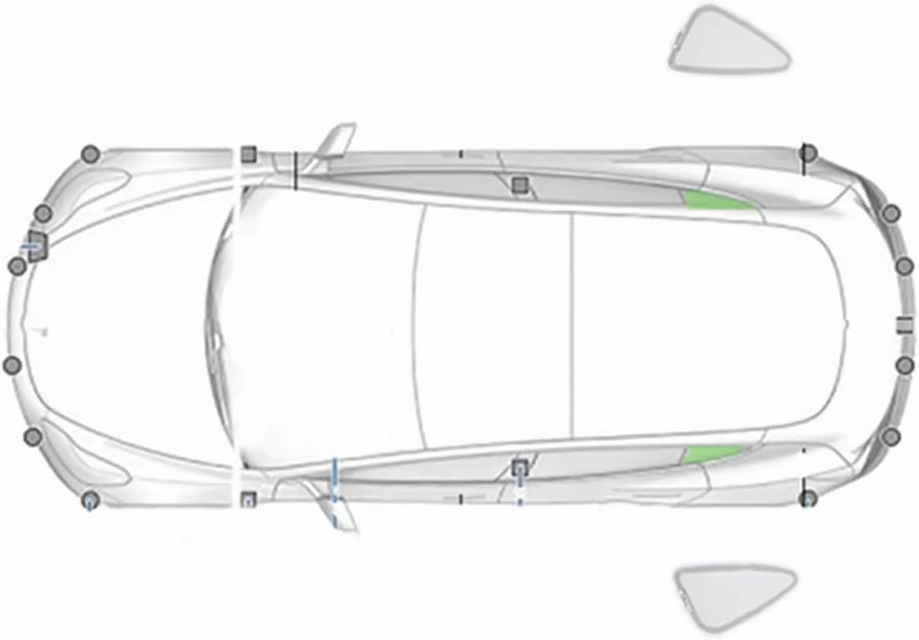 Car Window Shades for MAXUS G10 Plus 2018-2024,Privacy Sun Shade Set for Front Windshield Side and Rear Windows,Keep Your Car Cooler,Triangle 2PCS