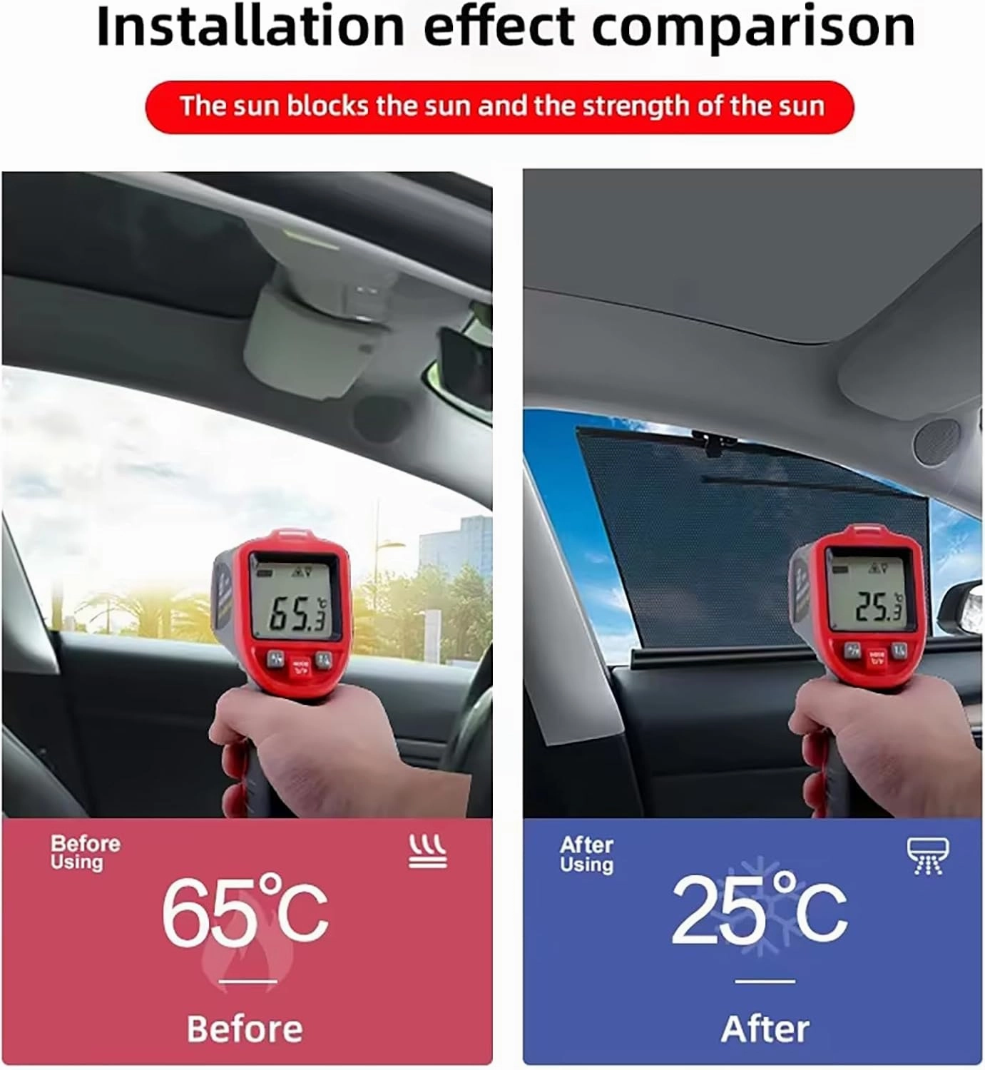 Car Window Shades for MAXUS V80 Plus 2019-2024,Privacy Sun Shade Set for Front Windshield Side and Rear Windows,Keep Your Car Cooler,Triangle 2PCS