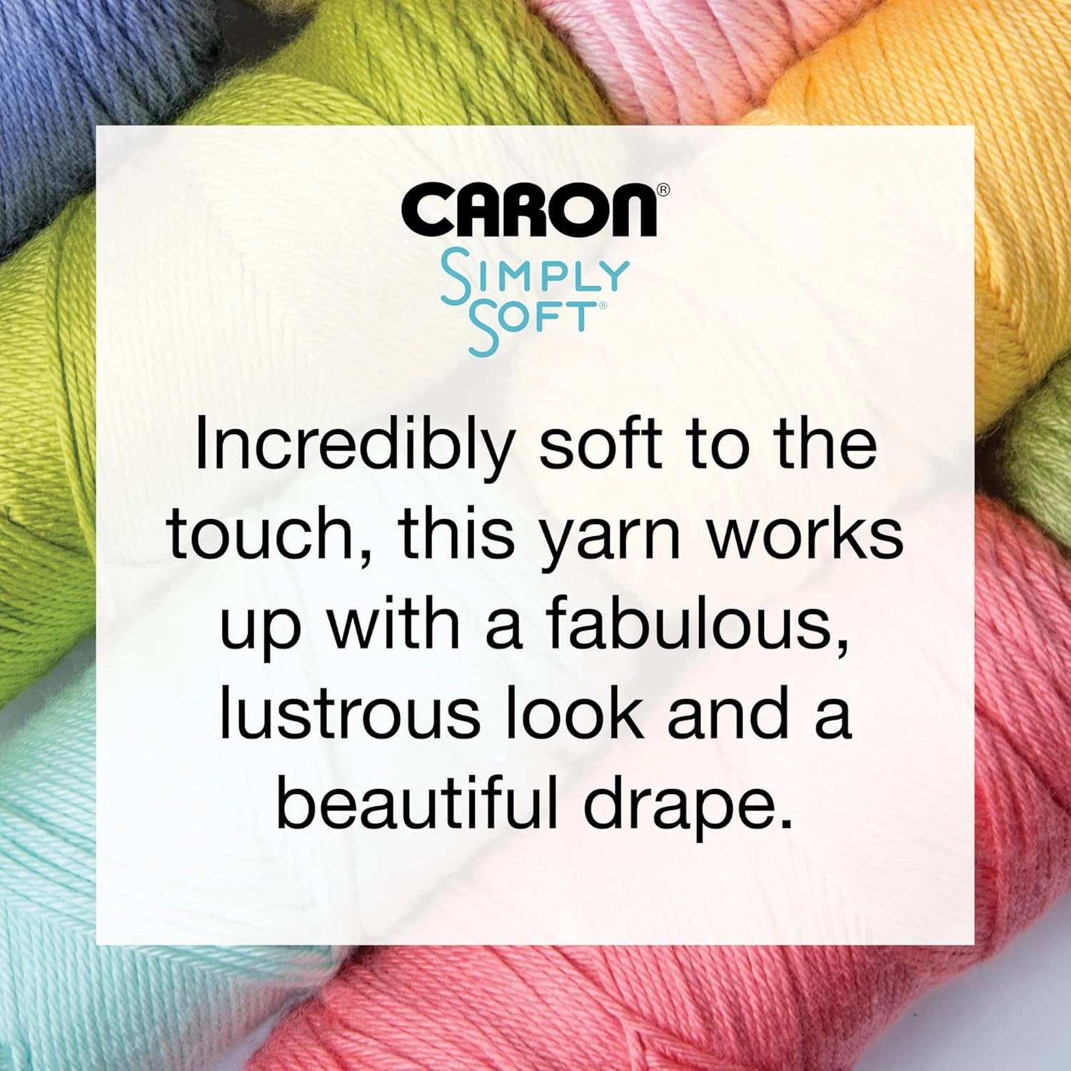 Caron Simply Soft Rainbow Bright Paints Yarn - 3 Pack of 141g/5oz - Acrylic - 4 Medium (Worsted) - 235 Yards - Knitting/Crochet