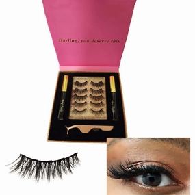 Cat Eye Magnetic Lashes, vegan eyelashes, faux mink eyelash, manga lashes, reusable eyelash sexy lashes for women