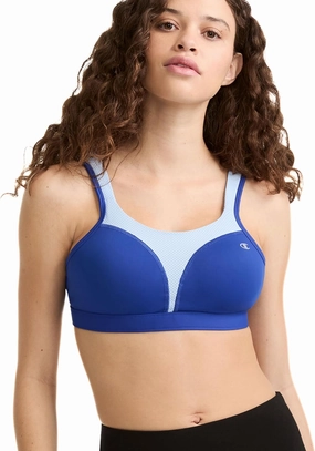 Champion Women's Sports Bra, Spot Comfort, Maximum Support, High-Impact Sports Bra for Women