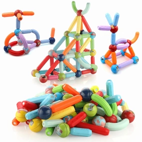Chanak Magnetic Building Stick & Ball Blocks -76 Piece