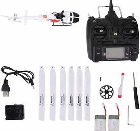 CHICIRIS 6CH Helicopter, Vehicle Toy Helicopter, for Remote Control Beginners Outdoor Altitude Hold