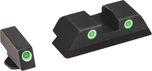 Classic Night Sights for Glock 9/40 Glow in The Dark Night Sight (Classic Night Sights for Glock)