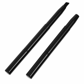 CLISPEED 2pcs Dual-ended Eyebrow Brush Angled Cosmetic Brush for Professional Makeup Application for Eyebrow Shaping and Detailing Portable Design for Travel