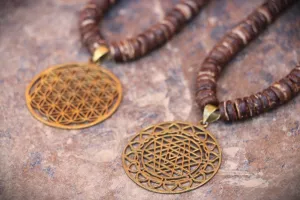 Coconut Sacred Shape Necklace
