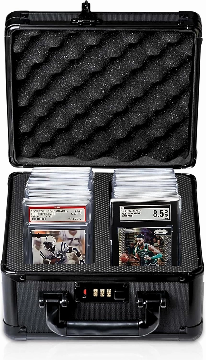 Collector's First Pick 2 Row Slab Case Graded Card Storage Box, Holds 60  Card Slabs, Fits PSA, CSG, BGS, SGC, Magnetic Card Holder and Top Loaders