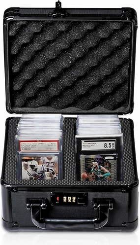 Collector's First Pick 2 Row Slab Case Graded Card Storage Box, Holds 60  Card Slabs, Fits PSA, CSG, BGS, SGC, Magnetic Card Holder and Top Loaders