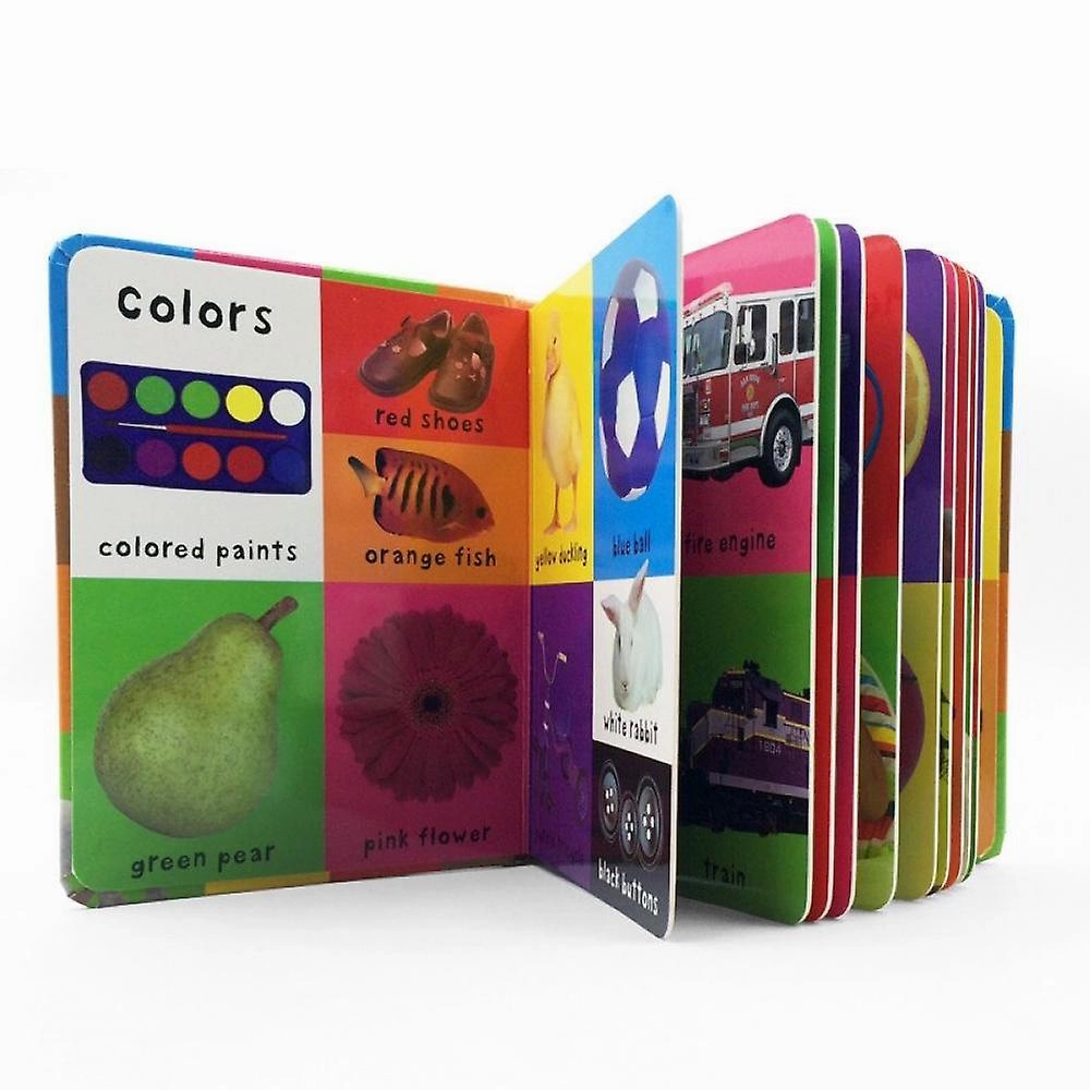 Color Books For Kids Early Education First 100 Animals Words In English Hardcover Board Children Learning Picture