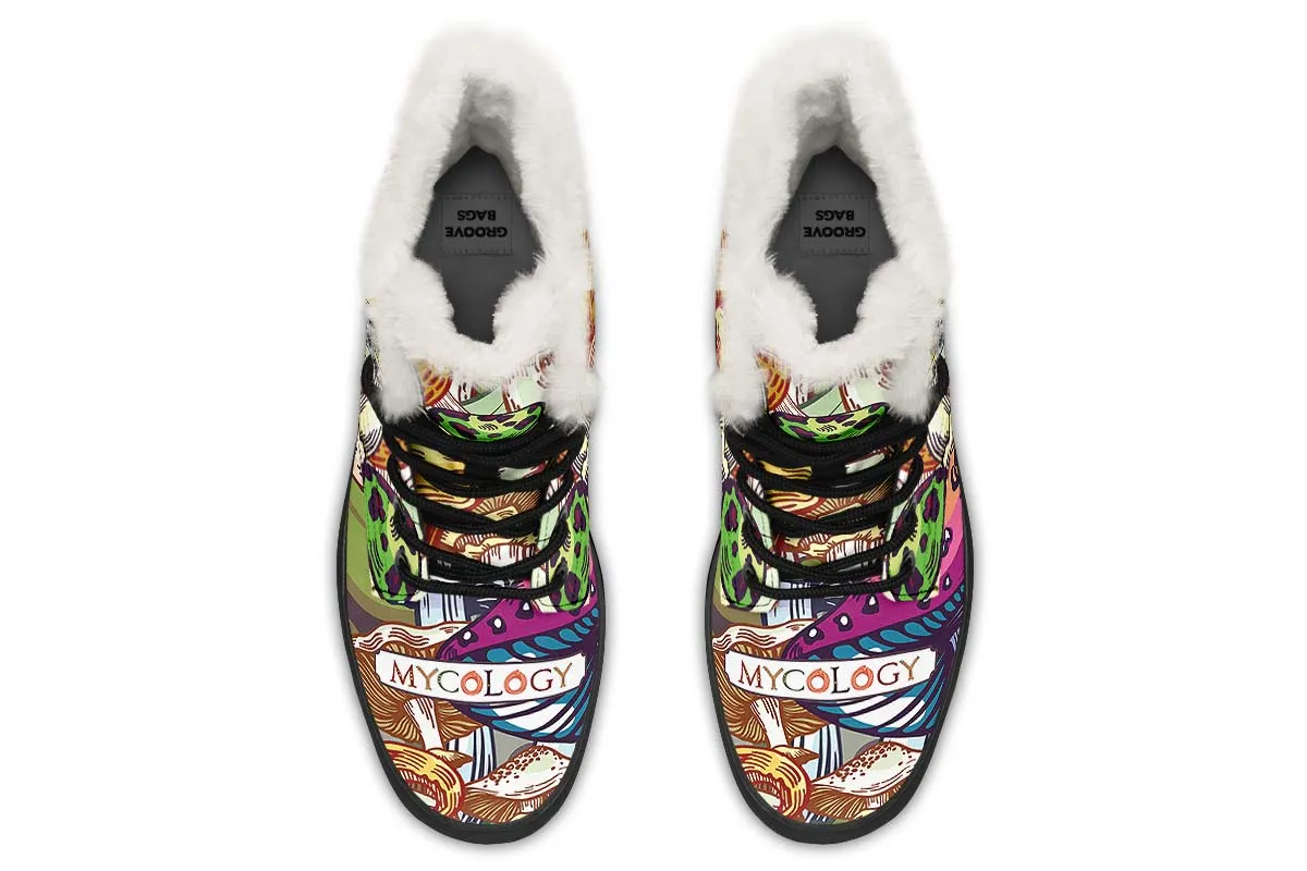 Colorful Mycology Winter Boots