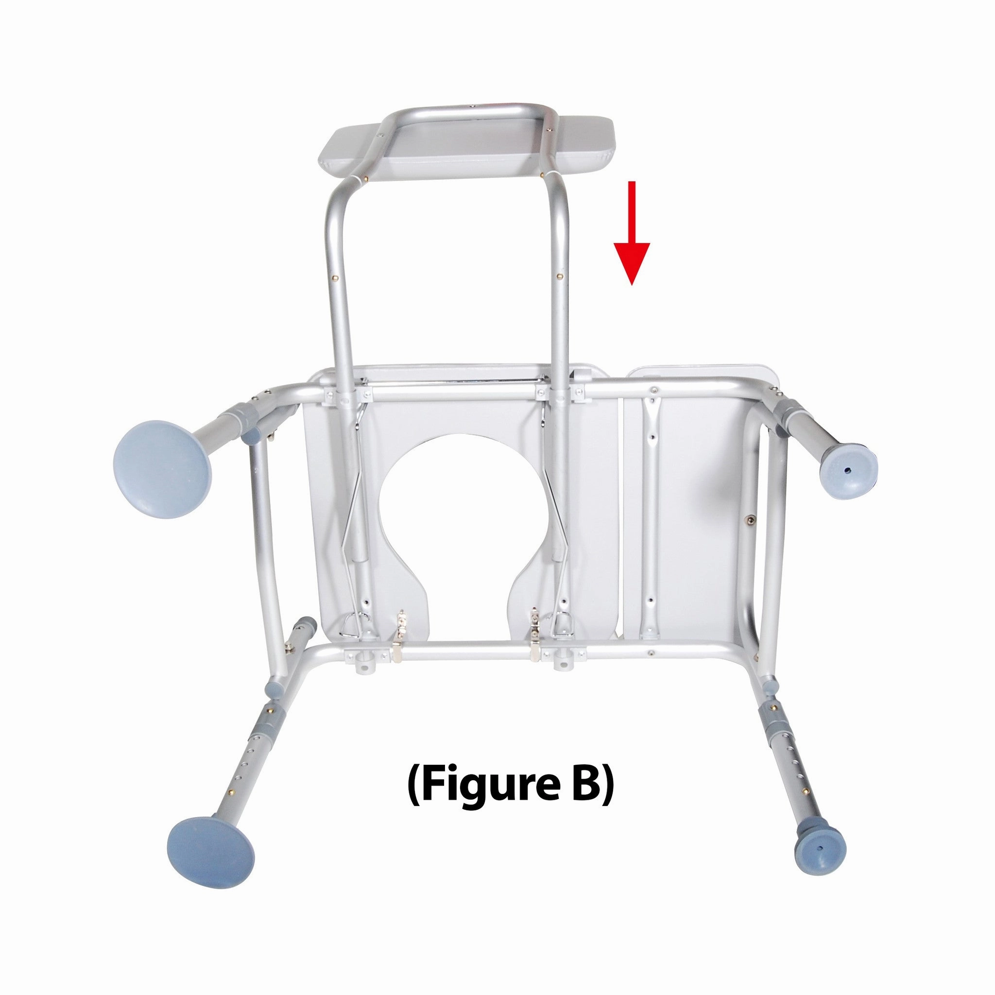 Combination Padded Transfer Bench/Commode