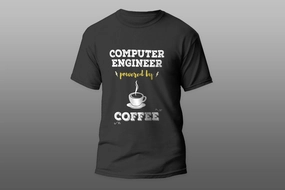 Computer Engineer Powered By Coffee Cool Gift T-shirt