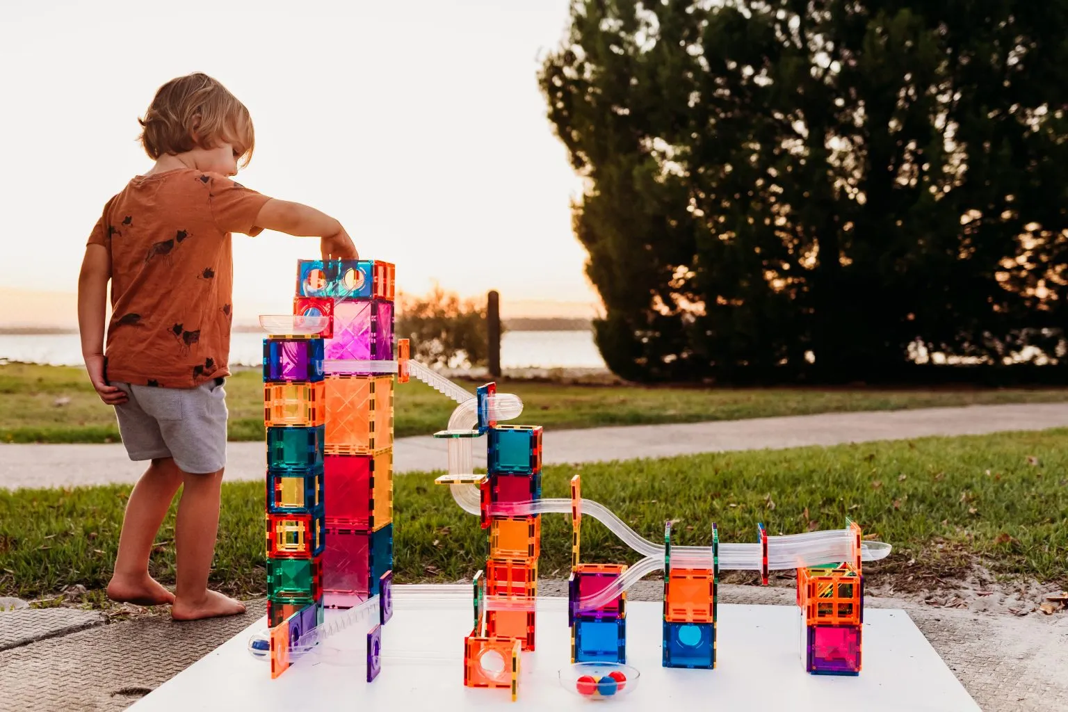 Connetix Tiles 92 piece Ball Run Pack