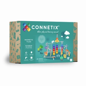 Connetix Rainbow Ball Run Pack- 92 Pieces
