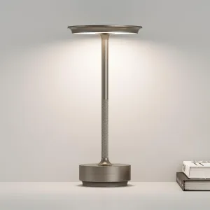 Cordless Table Lamp,Portable LED5000mAh Battery Operated,3 Levels of Brightness Dimming Up with Memory Function,for Restaurant/BBQ/Bars/Outdoor Party/Cafe Night Light(Coffee)