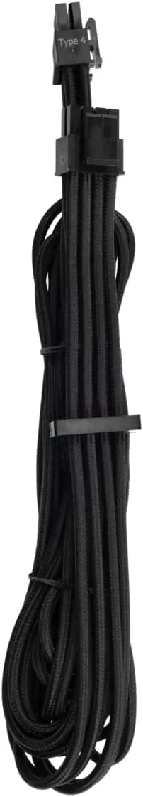 CORSAIR Premium Individually Sleeved PSU Cables Pro Kit for Corsair PSUs – Black, 2 Year Warranty