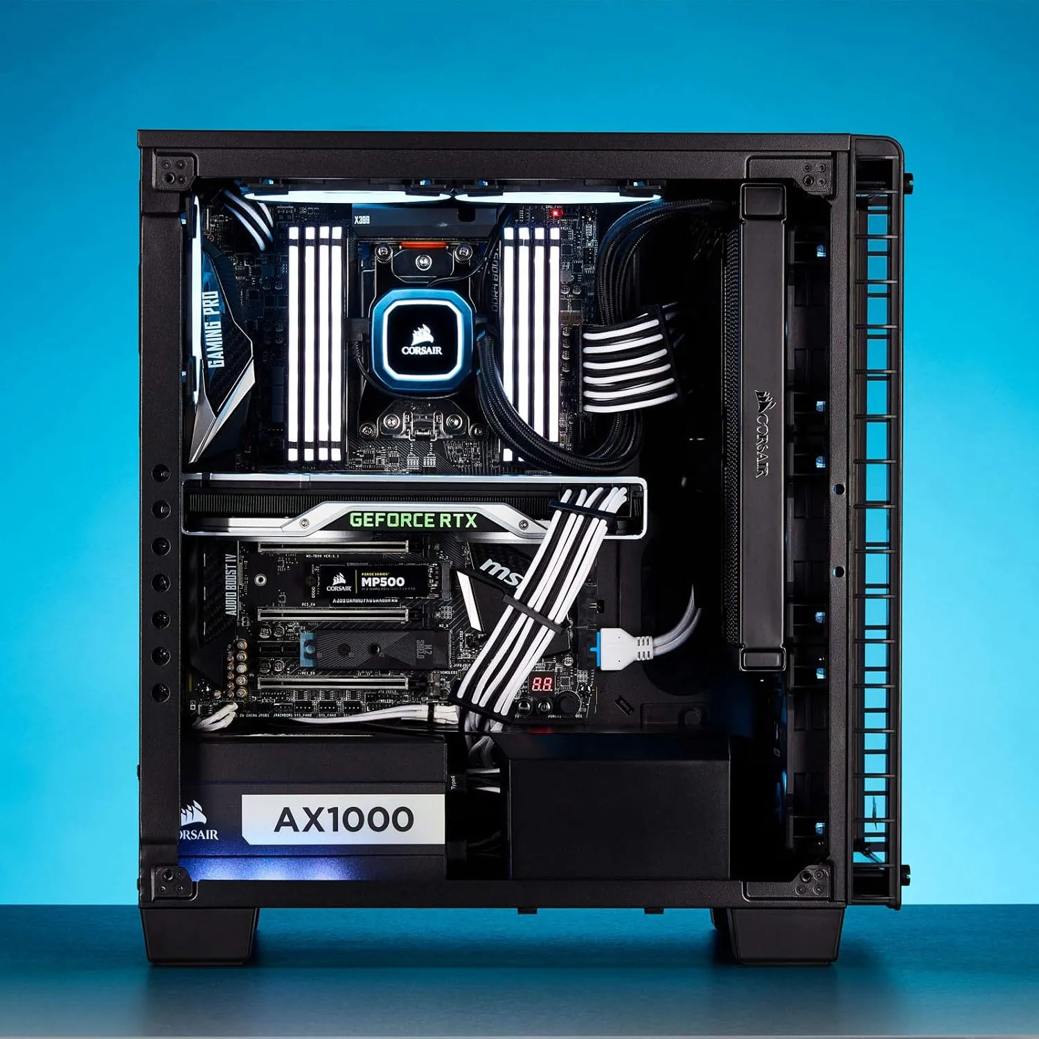 CORSAIR Premium Individually Sleeved PSU Cables Pro Kit for Corsair PSUs – Black, 2 Year Warranty
