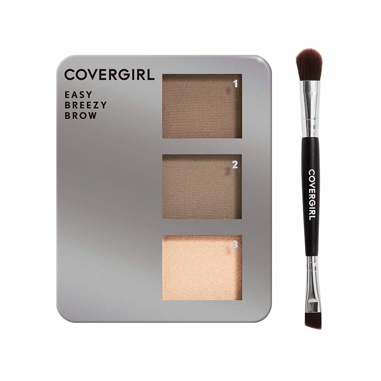 COVERGIRL Easy Breezy Brow Powder Kit, Soft Brown (packaging may vary) (Pack of 3)