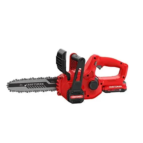 CRAFTSMAN V20 Mini Chainsaw, 10 inch, Battery and Charger Included (CMCCS610D1)