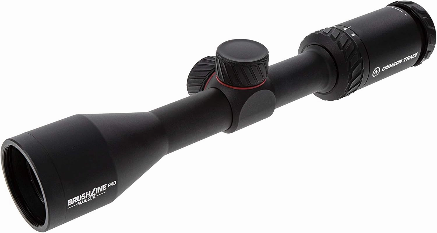 Crimson Trace Brushline Pro Riflescope with Lightweight Solid Construction, Scope Caps and Lens Cloth for Hunting, Shooting and Outdoor