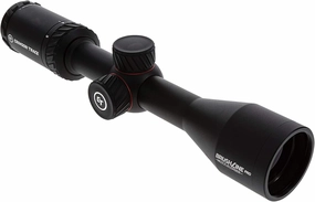 Crimson Trace Brushline Pro Riflescope with Lightweight Solid Construction, Scope Caps and Lens Cloth for Hunting, Shooting and Outdoor