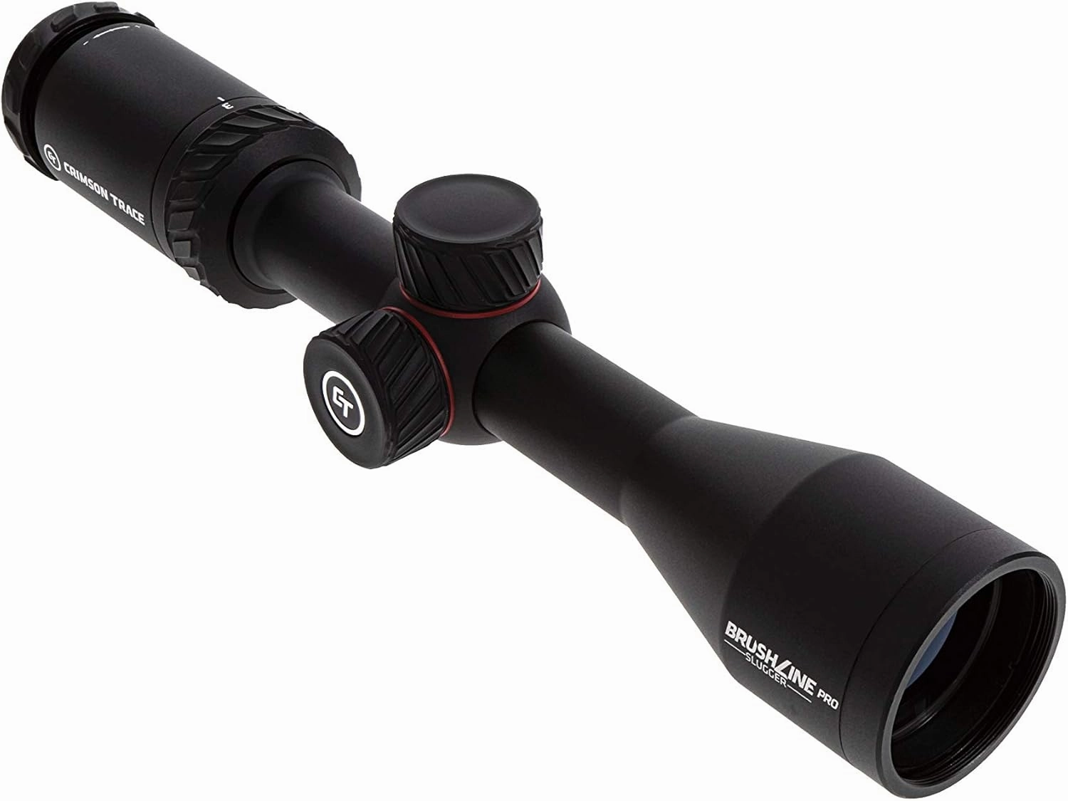 Crimson Trace Brushline Pro Riflescope with Lightweight Solid Construction, Scope Caps and Lens Cloth for Hunting, Shooting and Outdoor