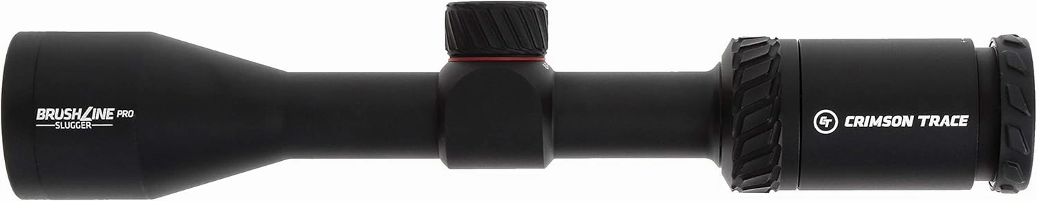 Crimson Trace Brushline Pro Riflescope with Lightweight Solid Construction, Scope Caps and Lens Cloth for Hunting, Shooting and Outdoor